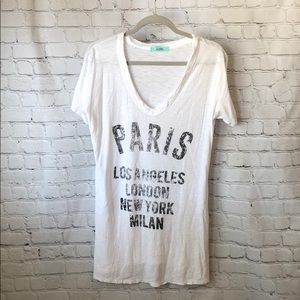 Karlie long Vneck shirt